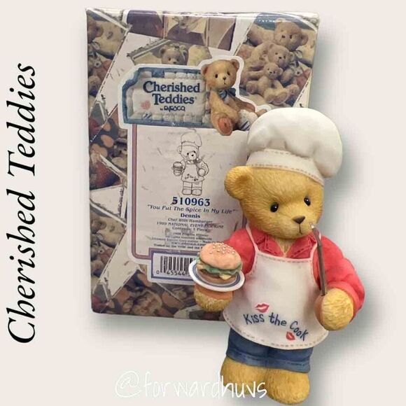 Enesco Cherished Teddies Dennis 'You Put The Spice In My Life' #510963 - Picture 3 of 7
